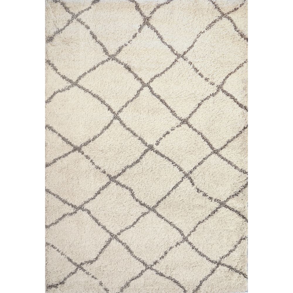 Dynamic Rugs 5081-109 Abyss 5X7 Rectangle Rug in Ivory/Grey